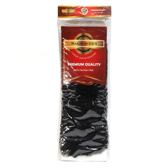 Brazilian Afro Kinky Curly Hair Extensions 100% Human Hair 1 Bundle 18" Black